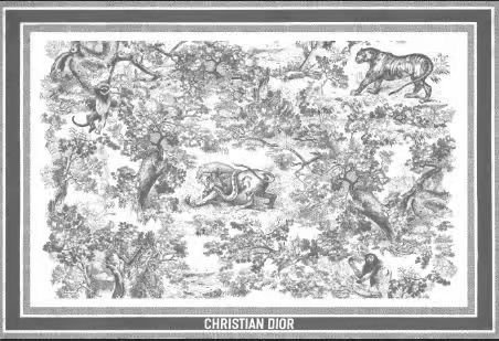 Dior dish placement for dining table plates